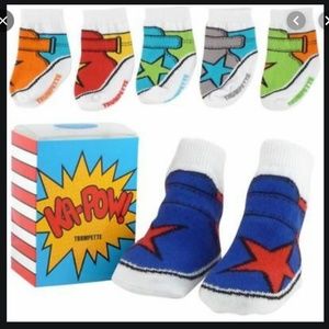 Ka-Pow Socks 0-12 Mos.